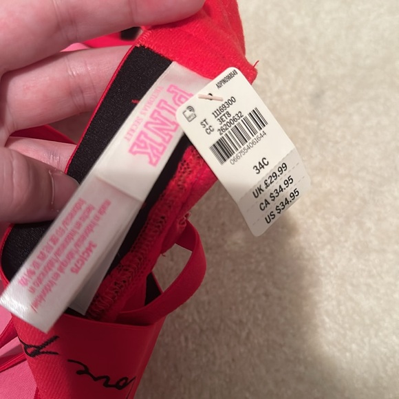 NWT Victoria secret everywhere push up bra 34C - Picture 2 of 2